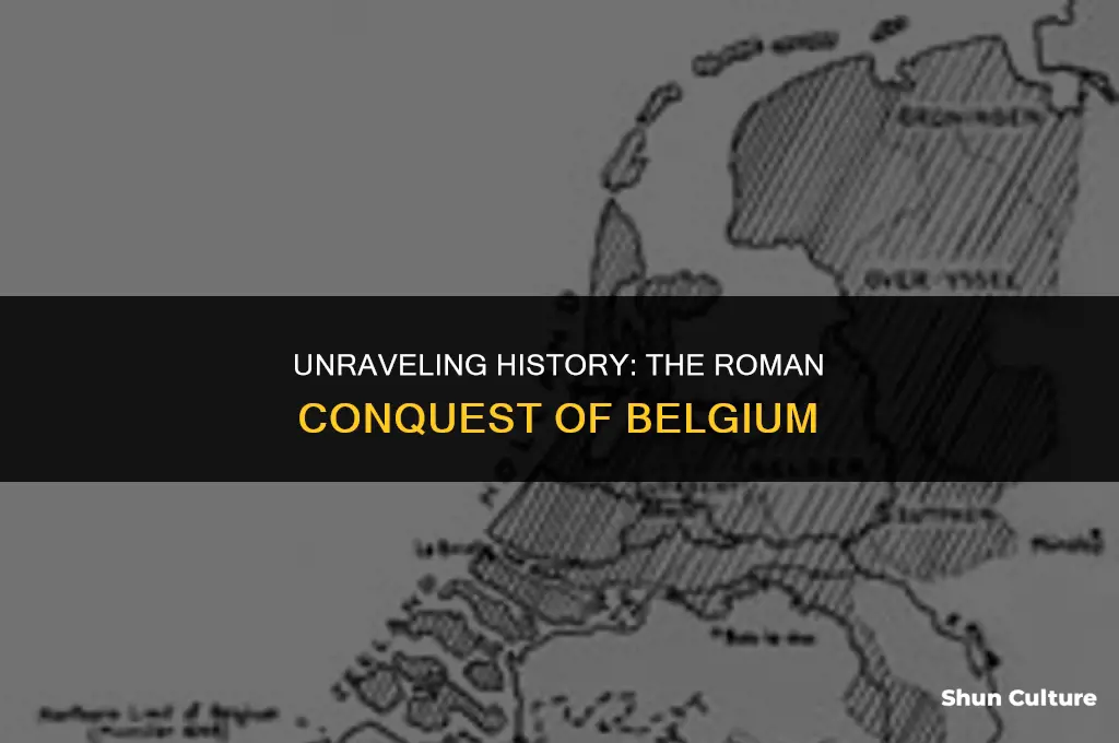 when did the romans invade belgium
