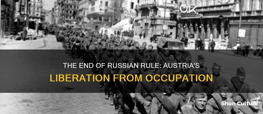 when did the russian occupation of austria end