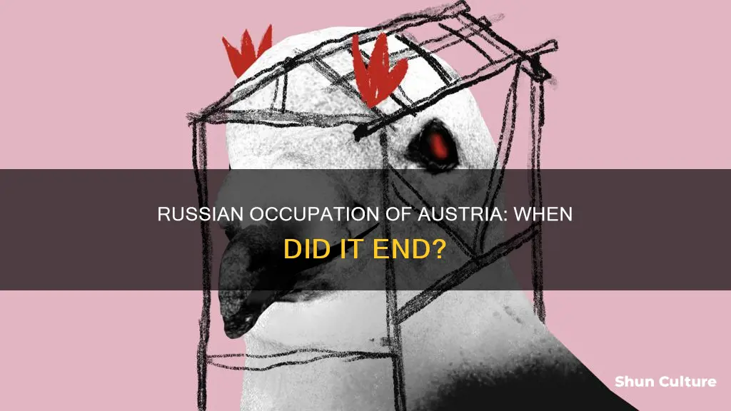 when did the russian occupation of austria end