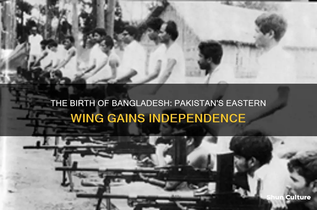 when did the second pakistan become bangladesh