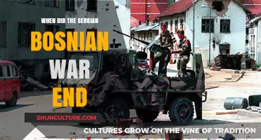 The End of the Serbian-Bosnian War: A Historical Overview