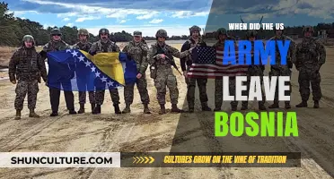 US Army's Departure from Bosnia: A Historical Timeline and Overview