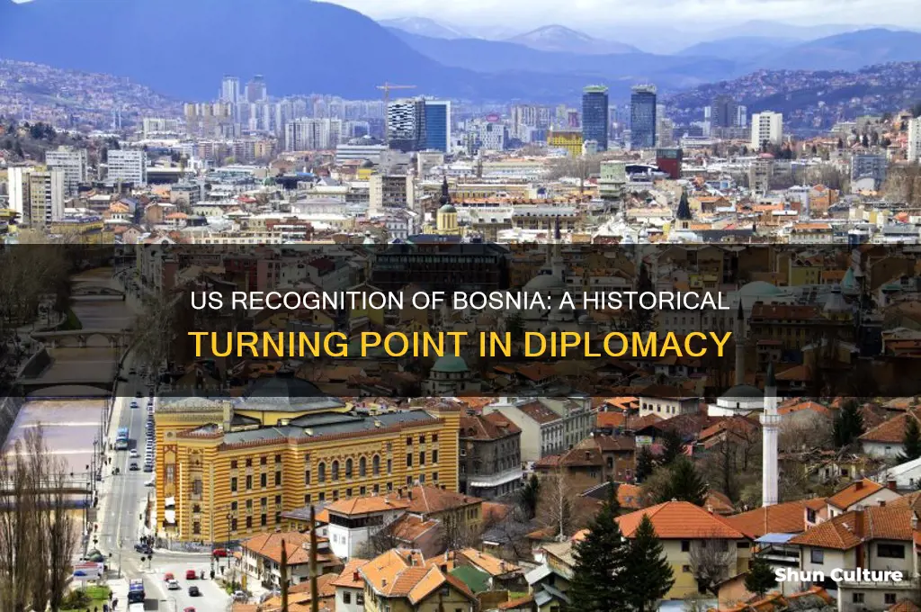 when did the us recognize bosnia as a country