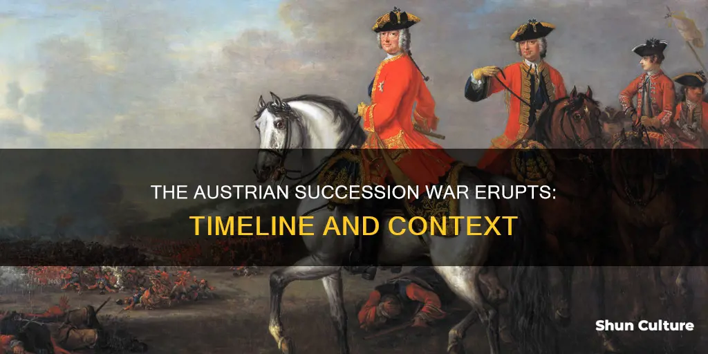 when did the war of the austrian succession take place