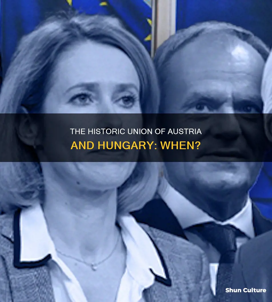 when did union take place between austria and hungary