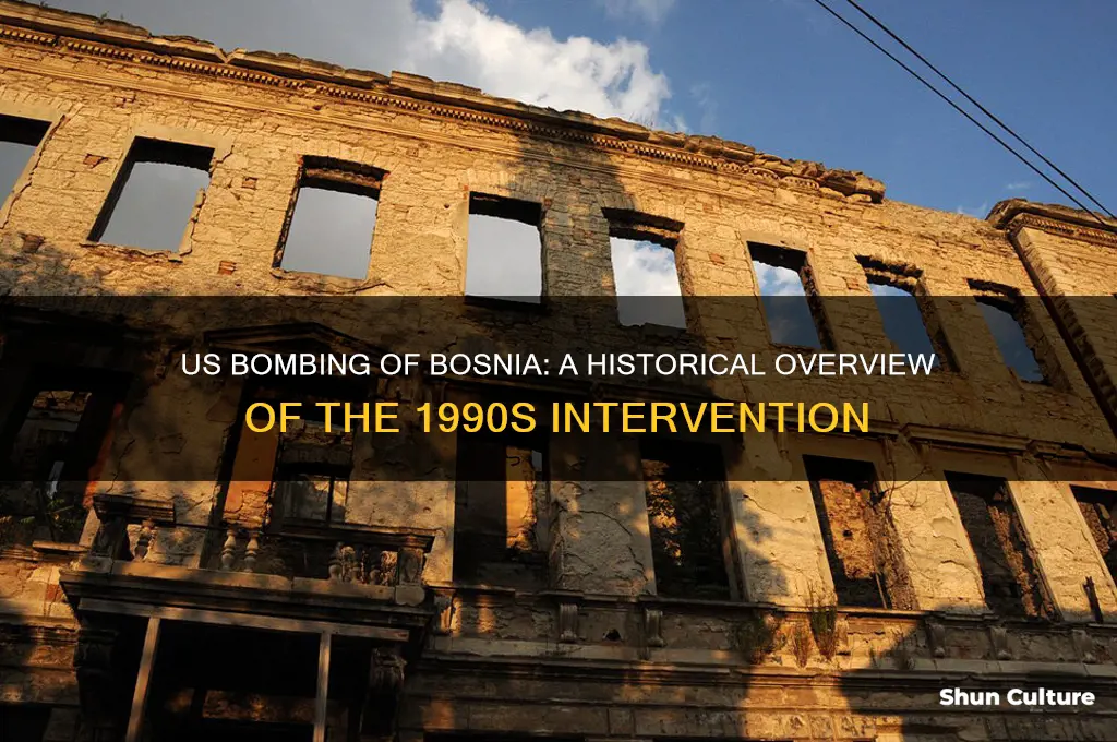 when did us bomb bosnia