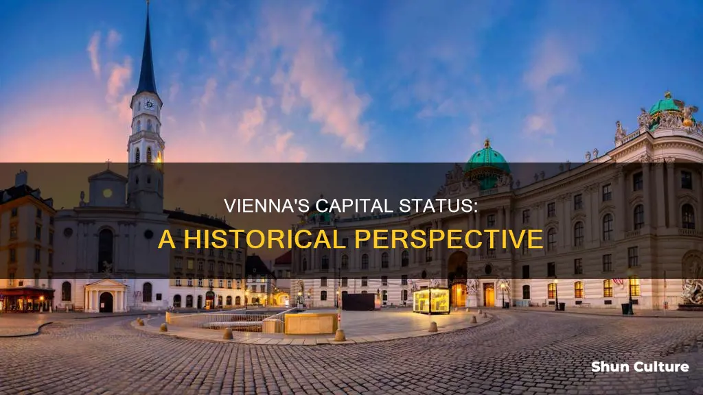when did vienna became the capital of austria