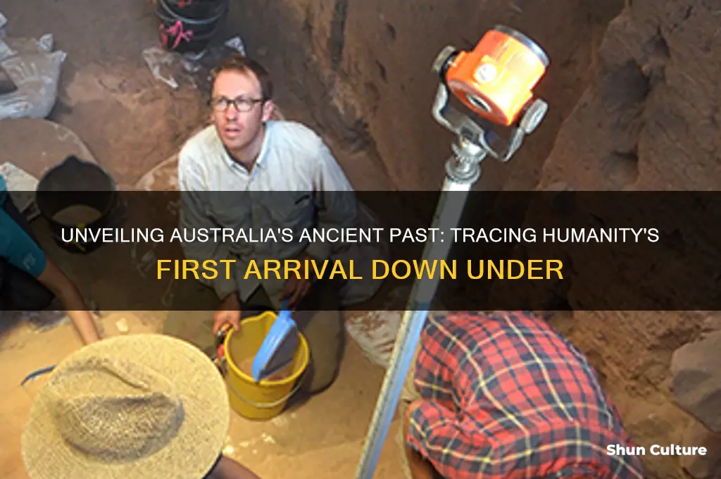 when did we first arrive in australia
