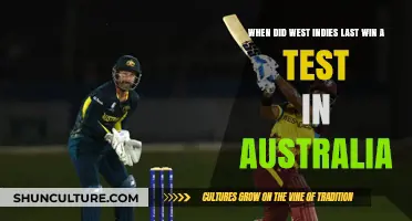 West Indies' Last Test Victory in Australia