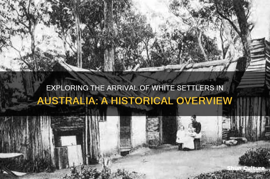when did white people go to australia