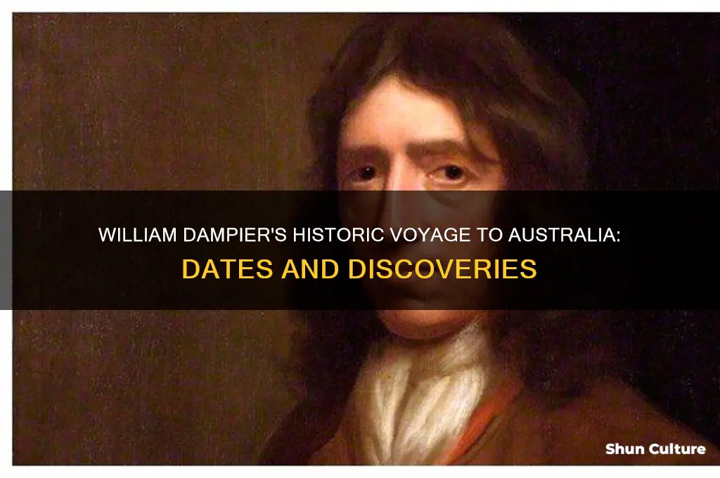 when did william dampier go to australia