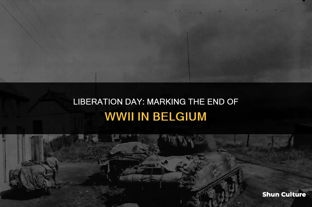 when did wwii end in belgium