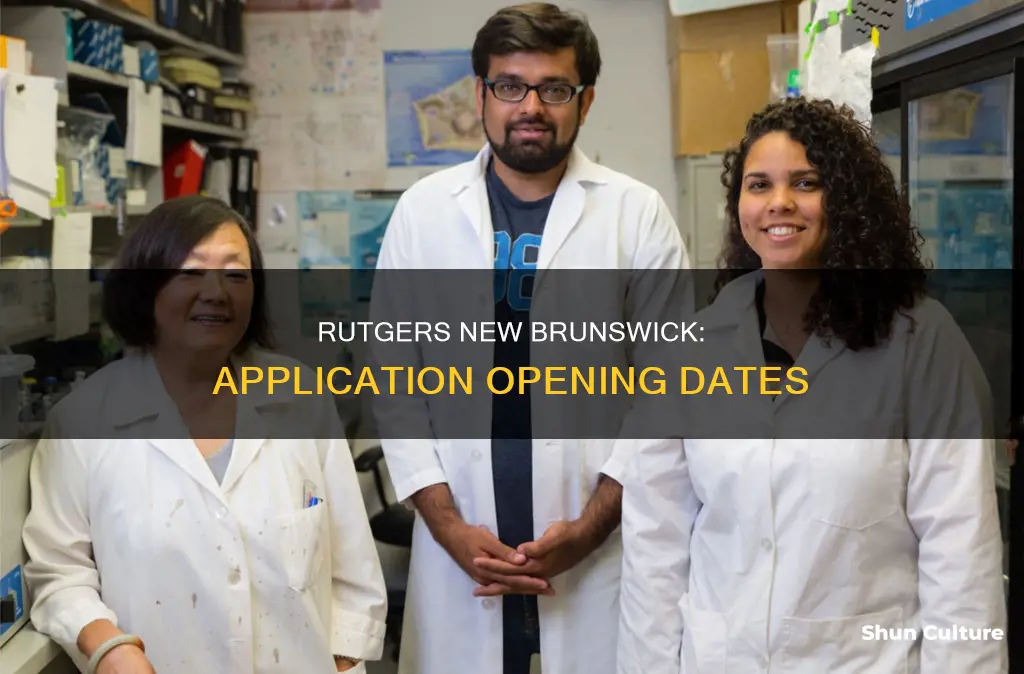 when do application open for rutgers new brunswick