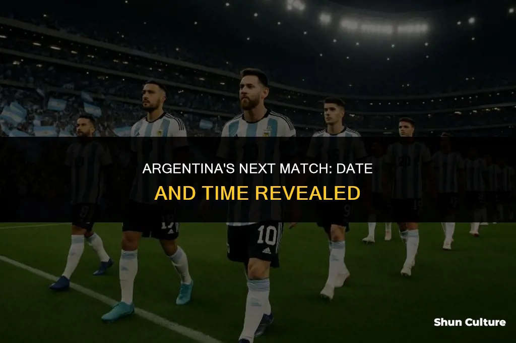 when do argentina play