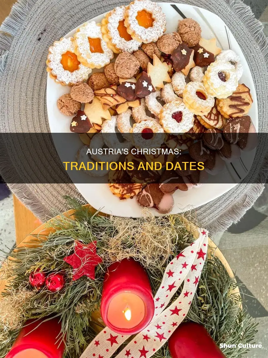 when do austria celebrate christmas