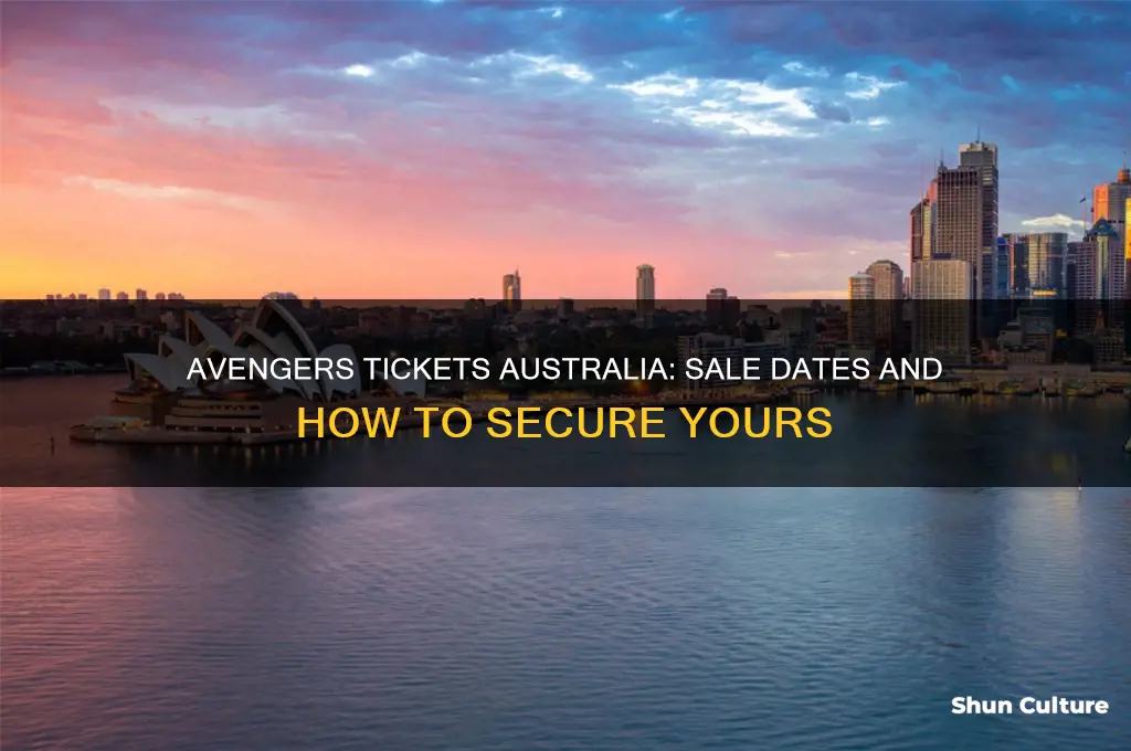 when do avengers tickets go on sale australia