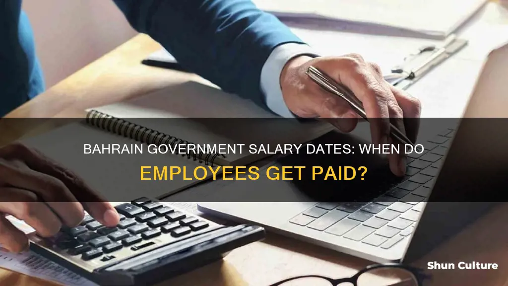 when do bahrain government employees get paid