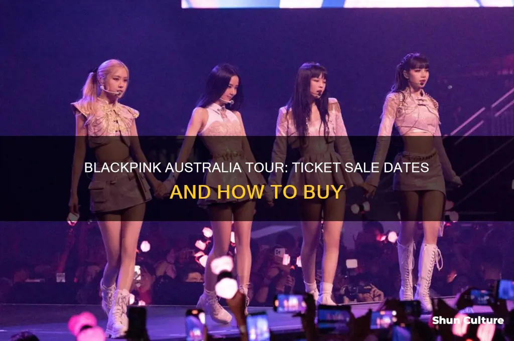 when do blackpink australia tickets go on sale