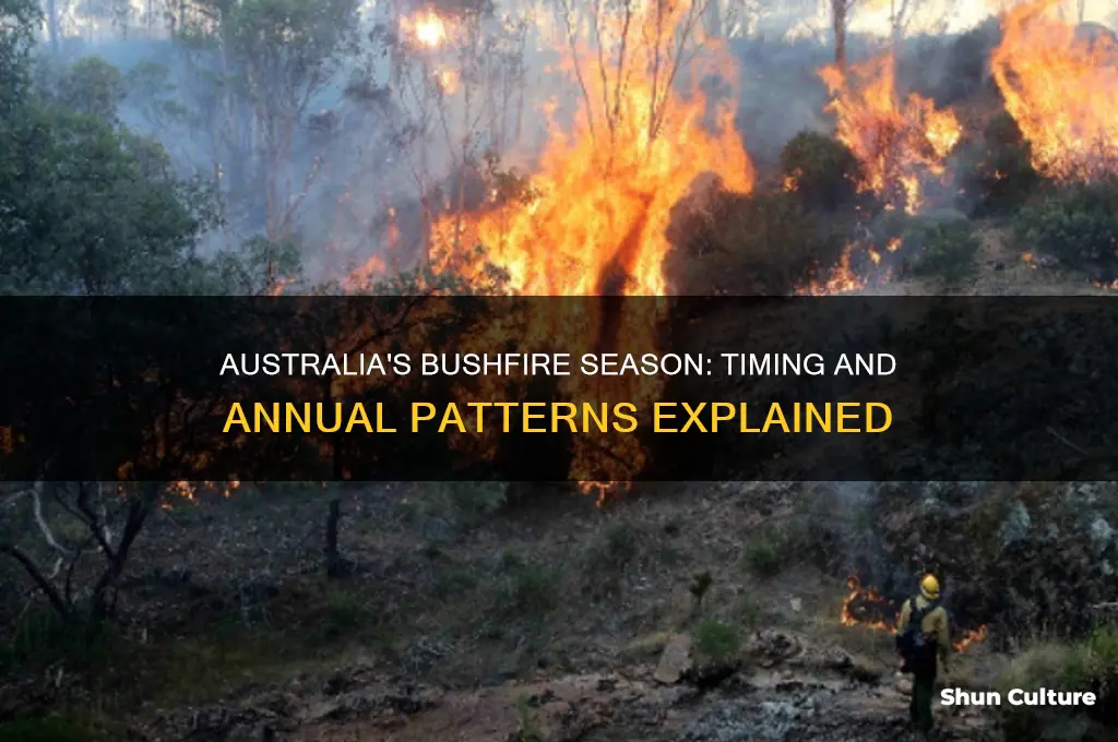 when do bushfires occur during a year in australia