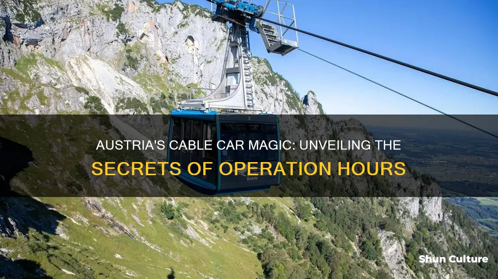 when do cable cars in austria open