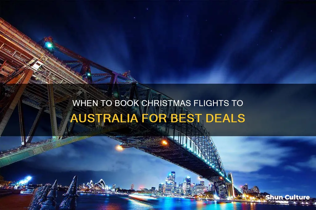 when do christmas flights to australia go on sale