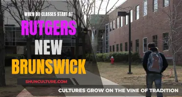 Rutgers New Brunswick: Classes Start August