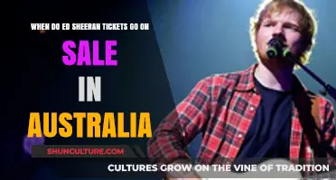 Ed Sheeran Australia Tour: Ticket Sale Dates and Details