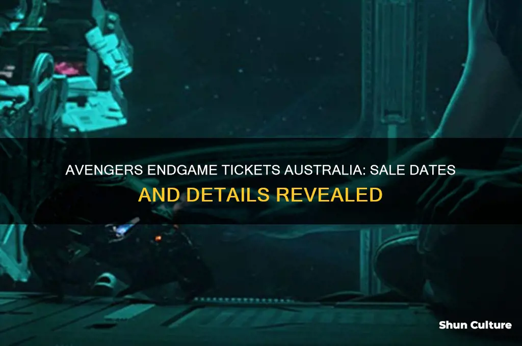 when do endgame tickets go on sale australia