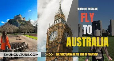 England's Flight to Australia: When and Why?
