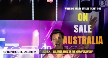 Harry Styles Australia Tour: Ticket Sale Dates and Details Revealed