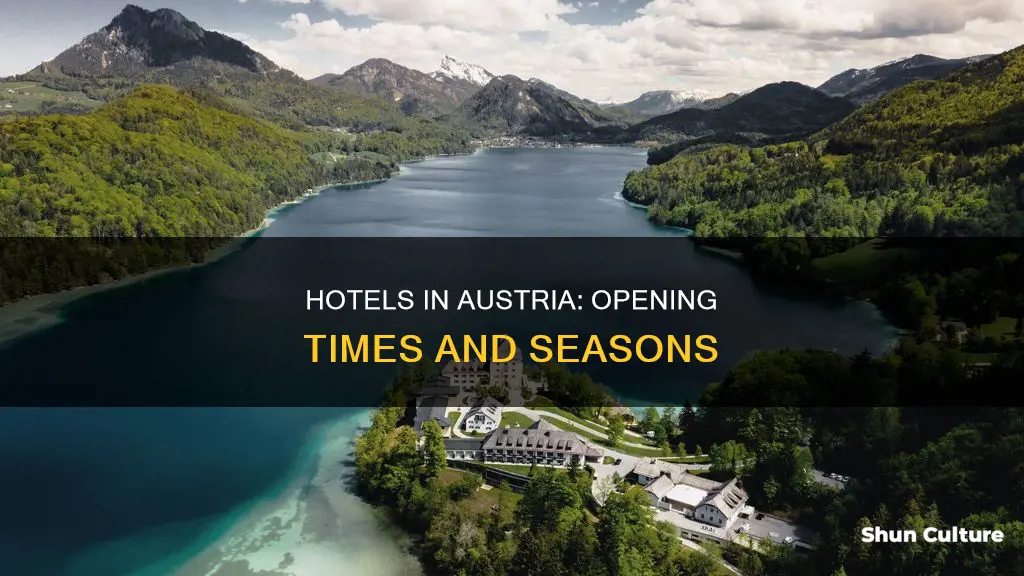 when do hotels open in austria