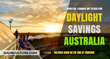 Australia's Daylight Saving Time: Clock Change Dates