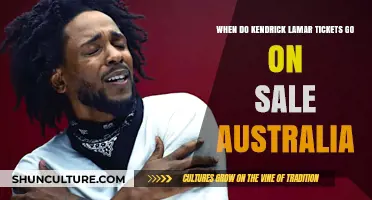 Kendrick Lamar Australia Tour: Ticket Sale Dates and Details