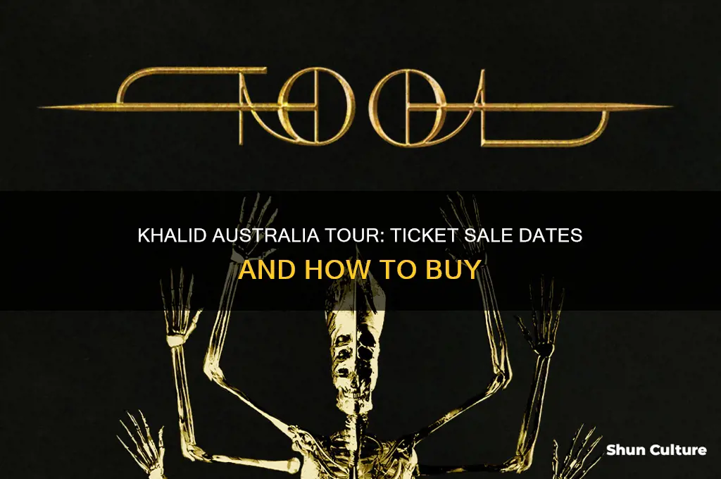 when do khalid tickets go on sale australia
