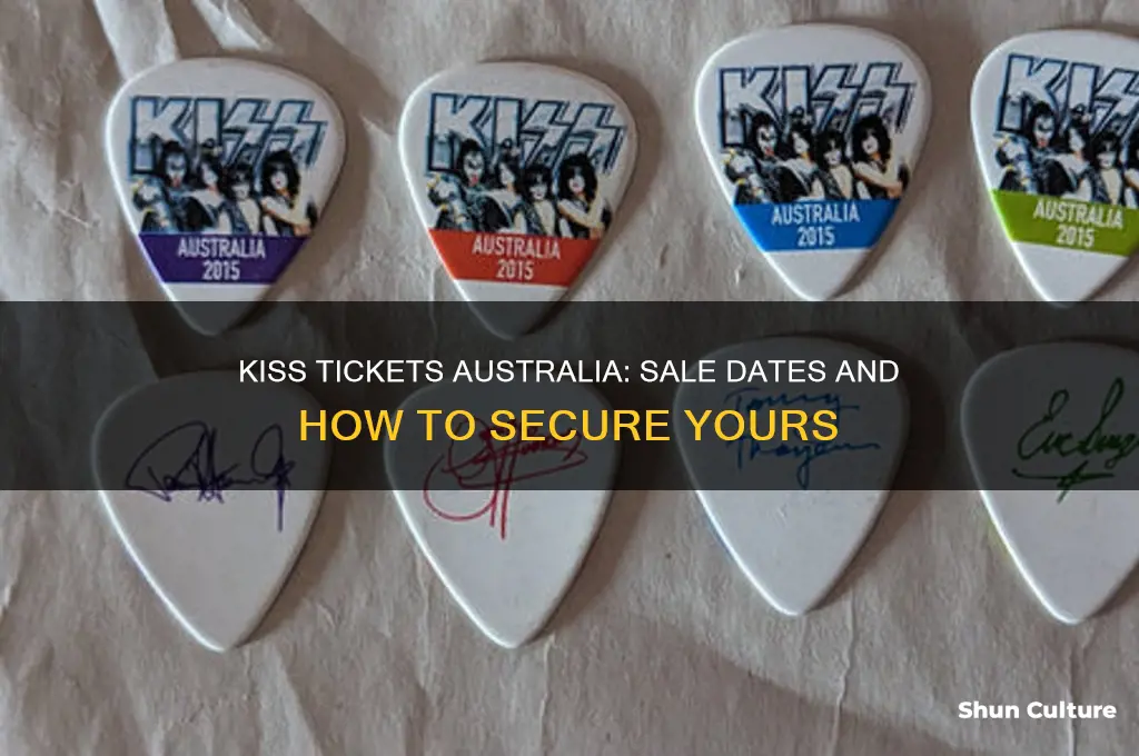 when do kiss tickets go on sale australia