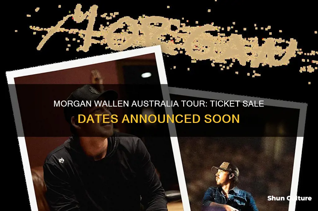 when do morgan wallen tickets go on sale australia