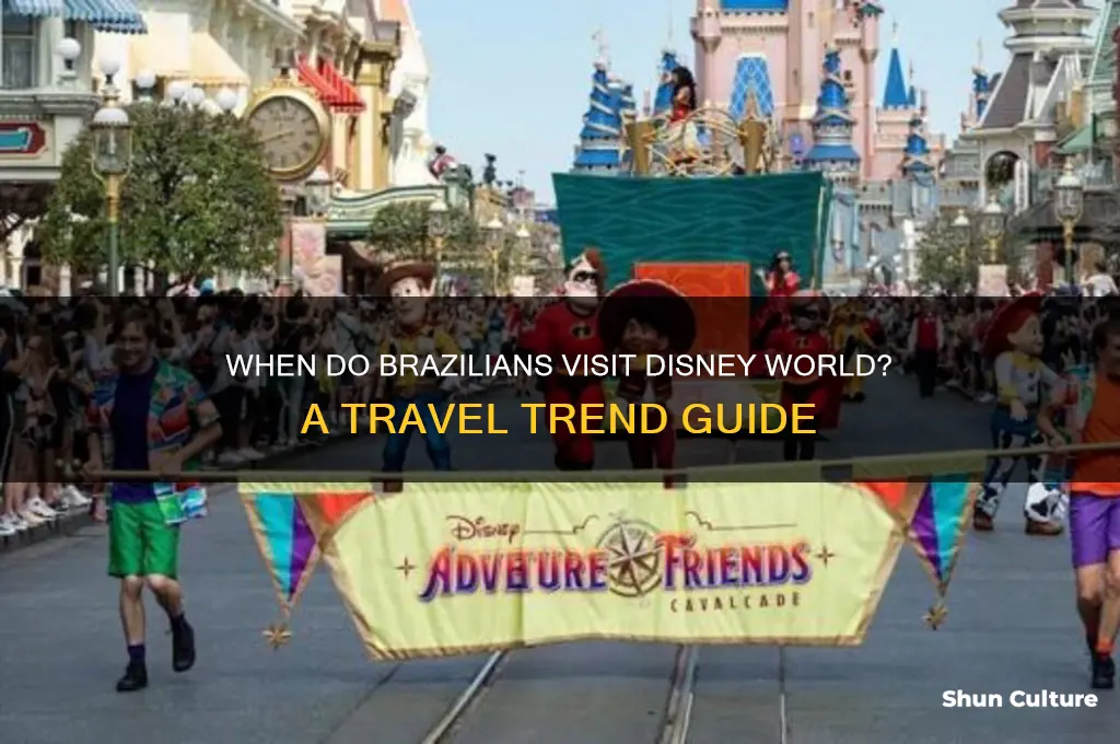 when do people from brazil go to disney world
