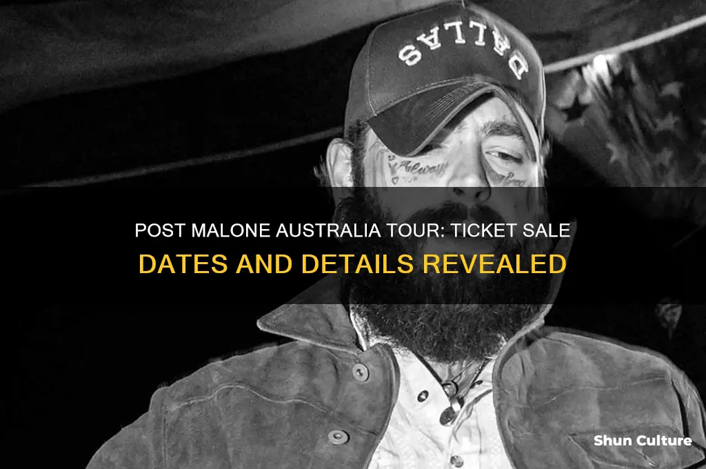 when do post malone tickets go on sale australia