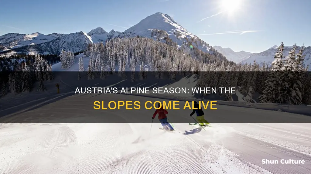 when do ski resorts open in austria