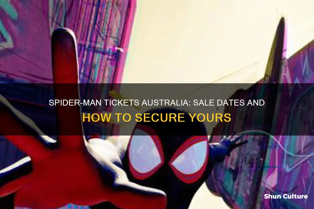 when do spiderman tickets go on sale australia