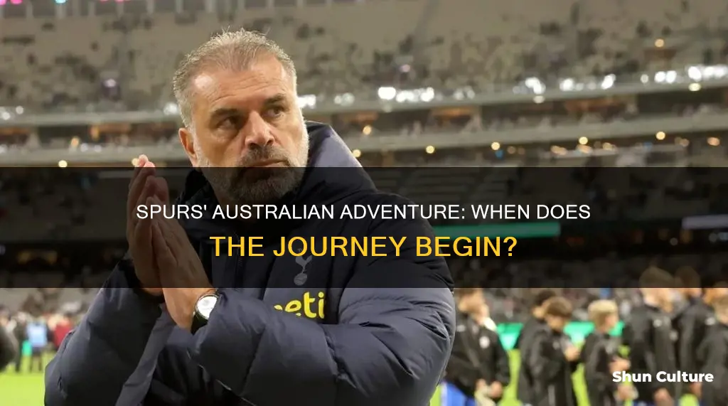when do spurs fly to australia