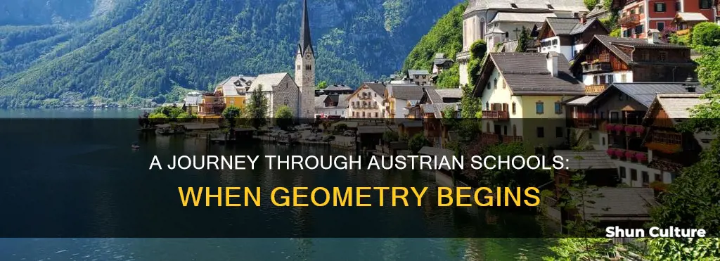 when do students in austria learn geomitry