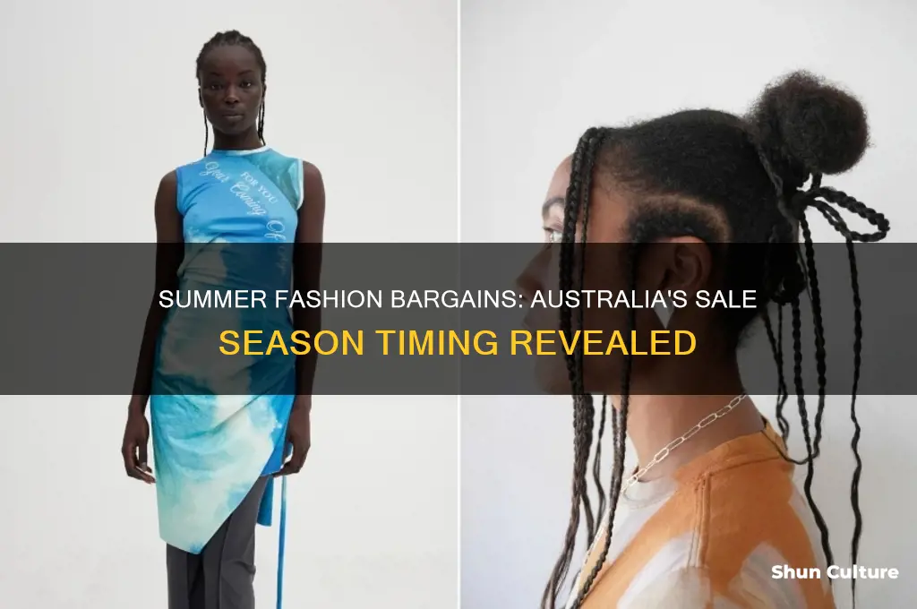 when do summer clothes go on sale in australia