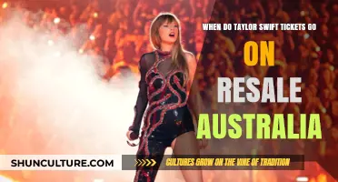When Can You Buy Taylor Swift Resale Tickets in Australia?