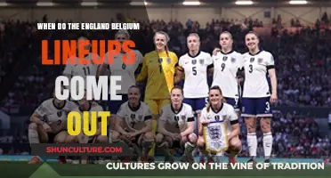 England vs Belgium Lineups: When Will They Be Announced?