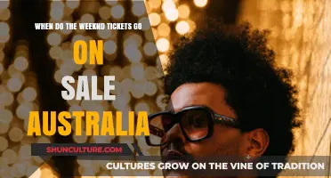 The Weeknd Australia Tour: Ticket Sale Dates Announced Soon