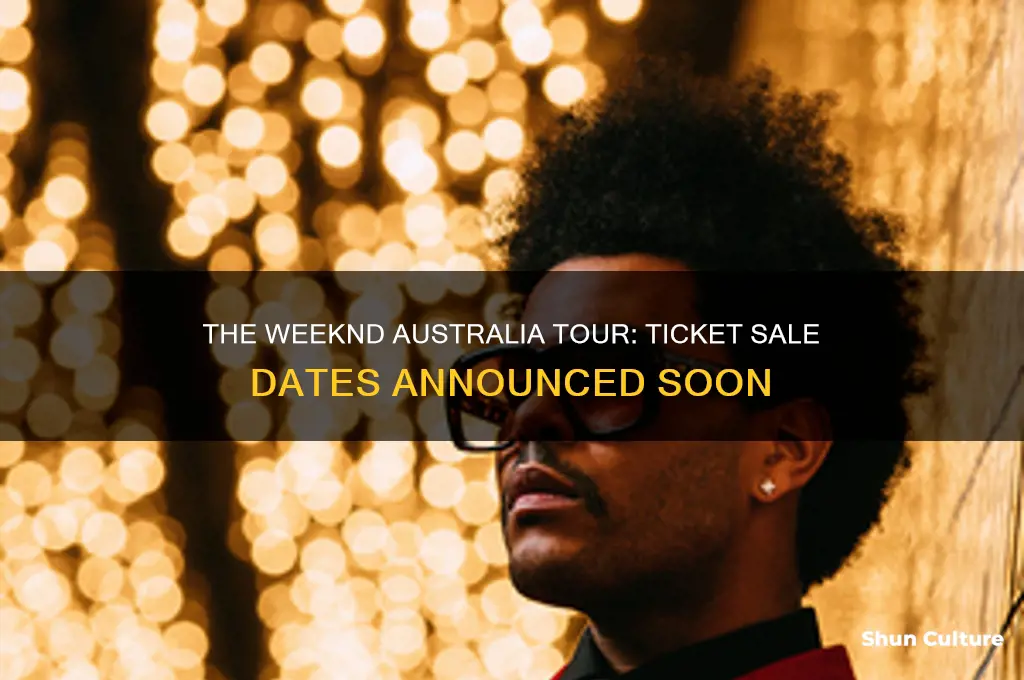 when do the weeknd tickets go on sale australia