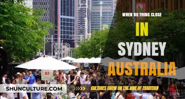 Sydney's Closing Times: A Guide to Operating Hours in Australia