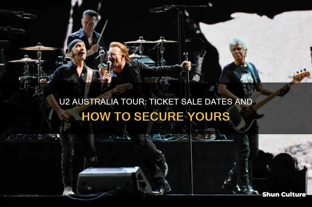 when do u2 tickets go on sale in australia