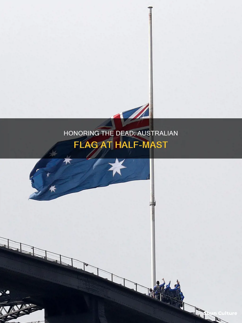 when do you fly the australian flag at half mast